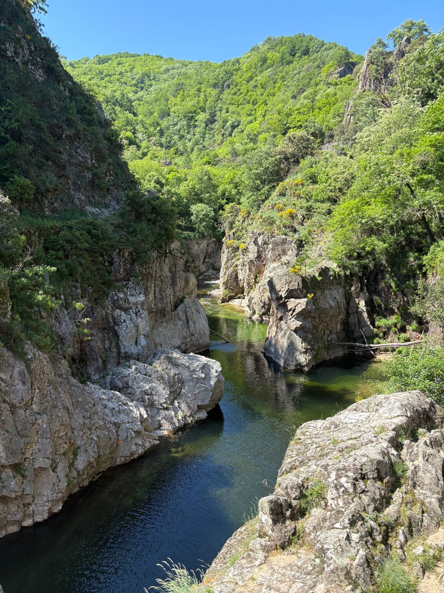 Gorges de l'Ardèche au Pont du Diable à Thueyts