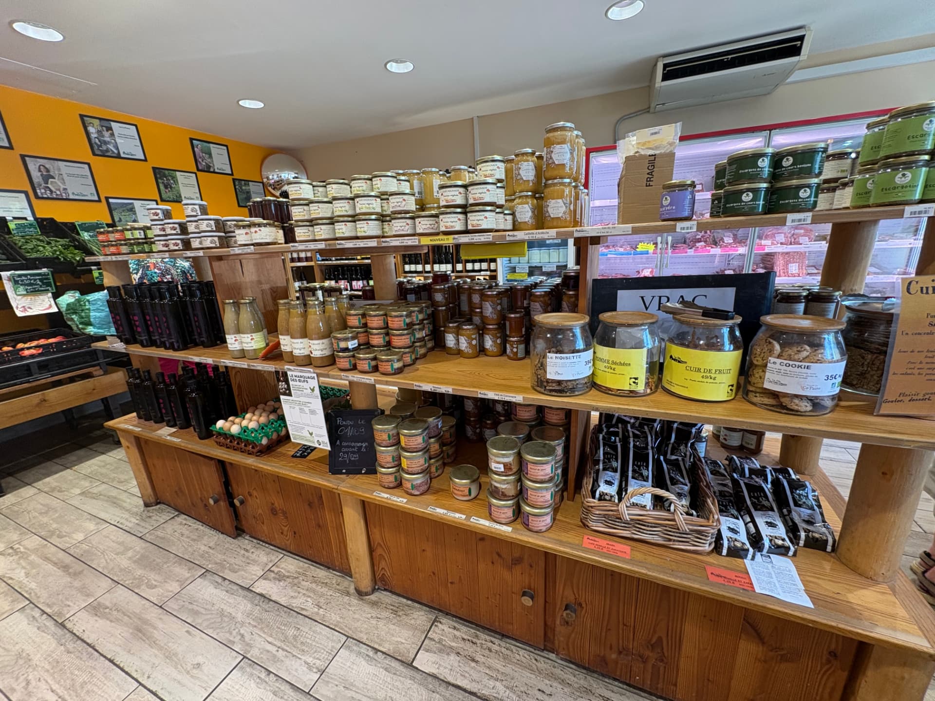 Produits fermiers et épicerie locale à La Musette